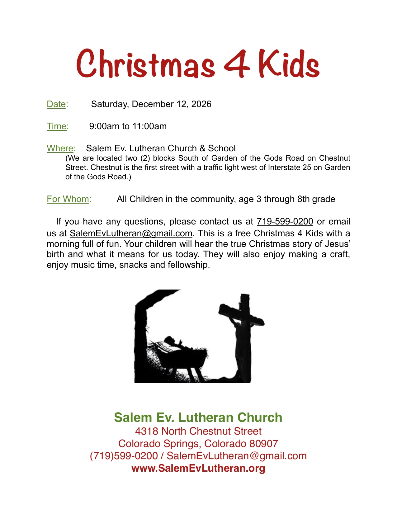 Christmas 4 Kids Poster